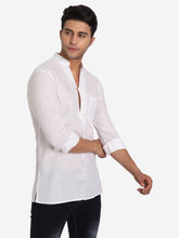Men Single Button Slim Fit Casual Kurta